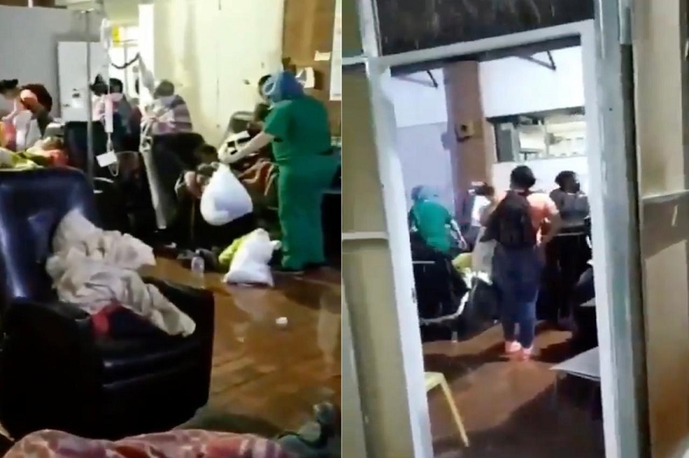 Fuertes lluvias inundaron el área de urgencias del hospital de Kennedy