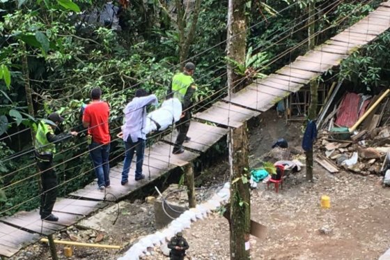 A nueve aumentó el número de muertos por colapso de puente colgante en Villavicencio