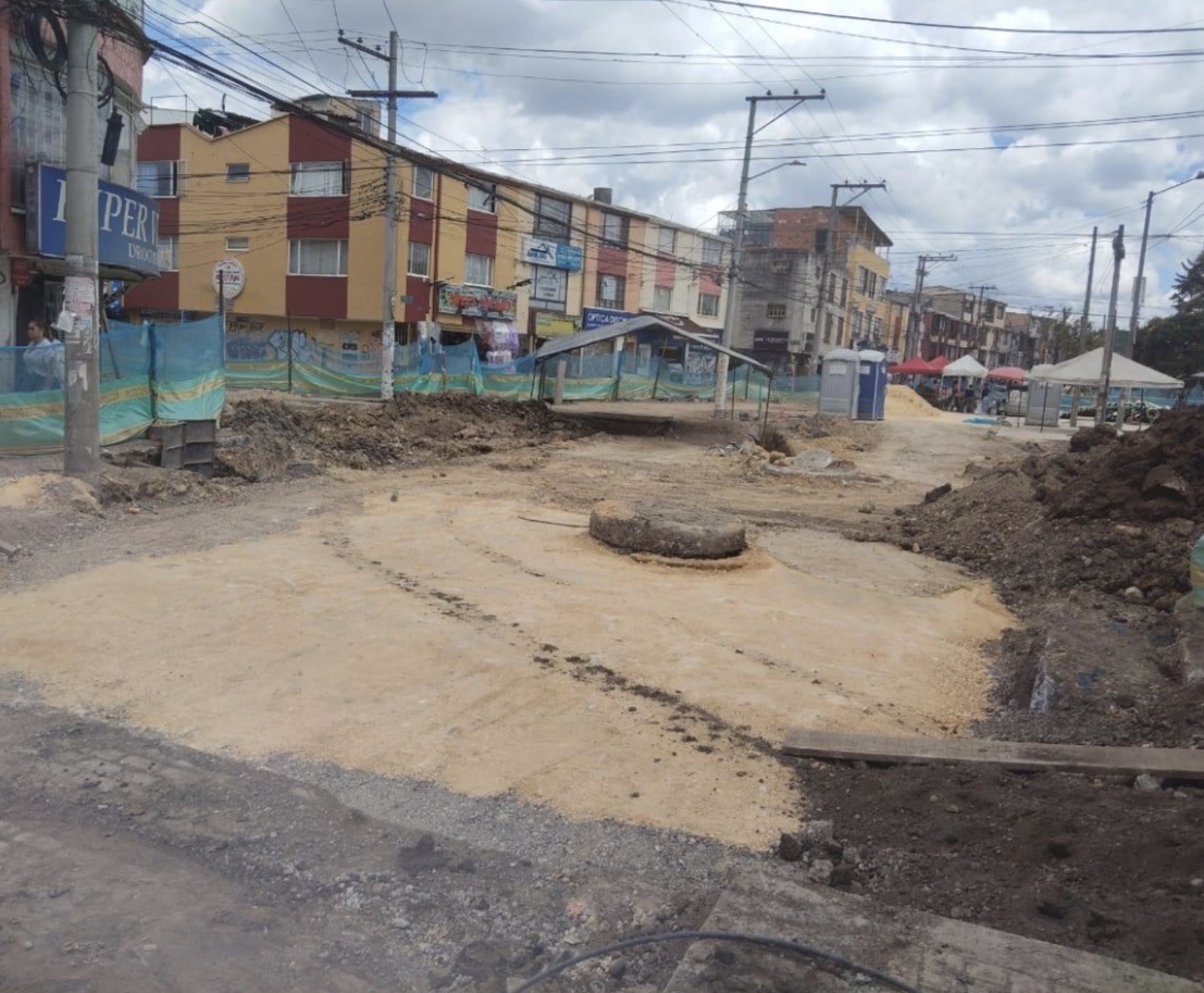 IDU responde ante denuncia por calles comerciales sin terminar, en Engativá y Barrios Unidos