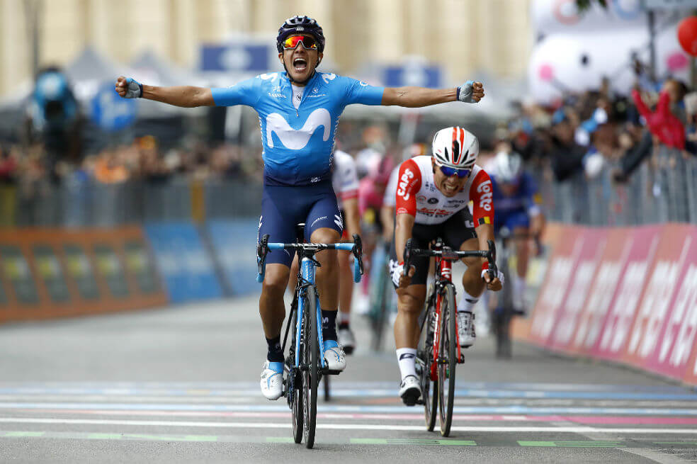El ecuatoriano Richard Carapaz se quedó con la cuarta etapa del Giro de Italia