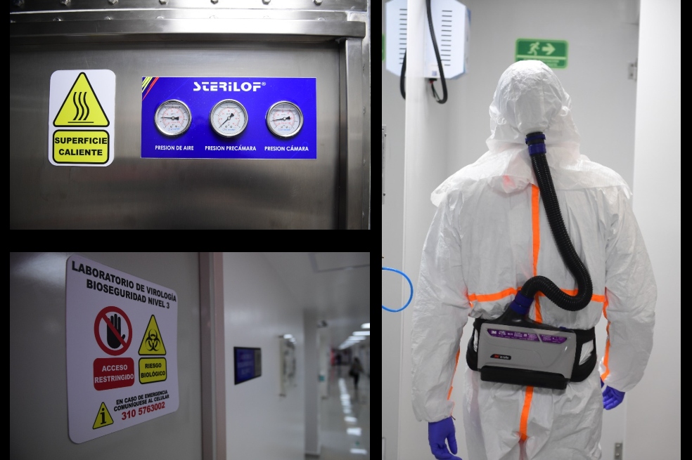 En fotos: primer laboratorio universitario de Colombia para estudiar virus