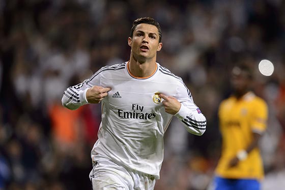 Cristiano Ronaldo, tercer máximo goleador de la Champions