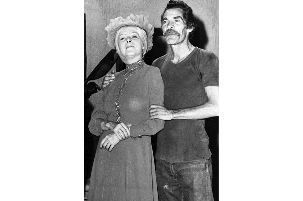 Ramón Valdés interpretó a ´Don Ramón´y Angelines Fernández, a doña Clotilde, su eterna enamorada.