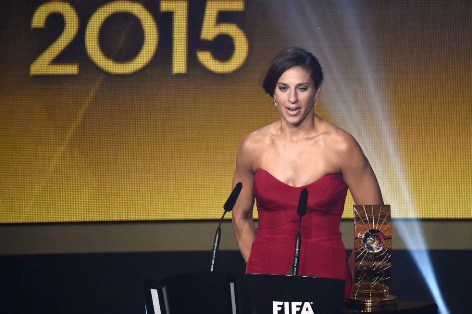 Carli Lloyd, Mejor Jugadora del Año 2015