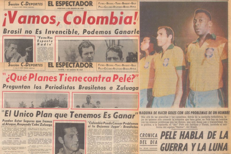 Así eran las páginas de El Espectador en 1969.