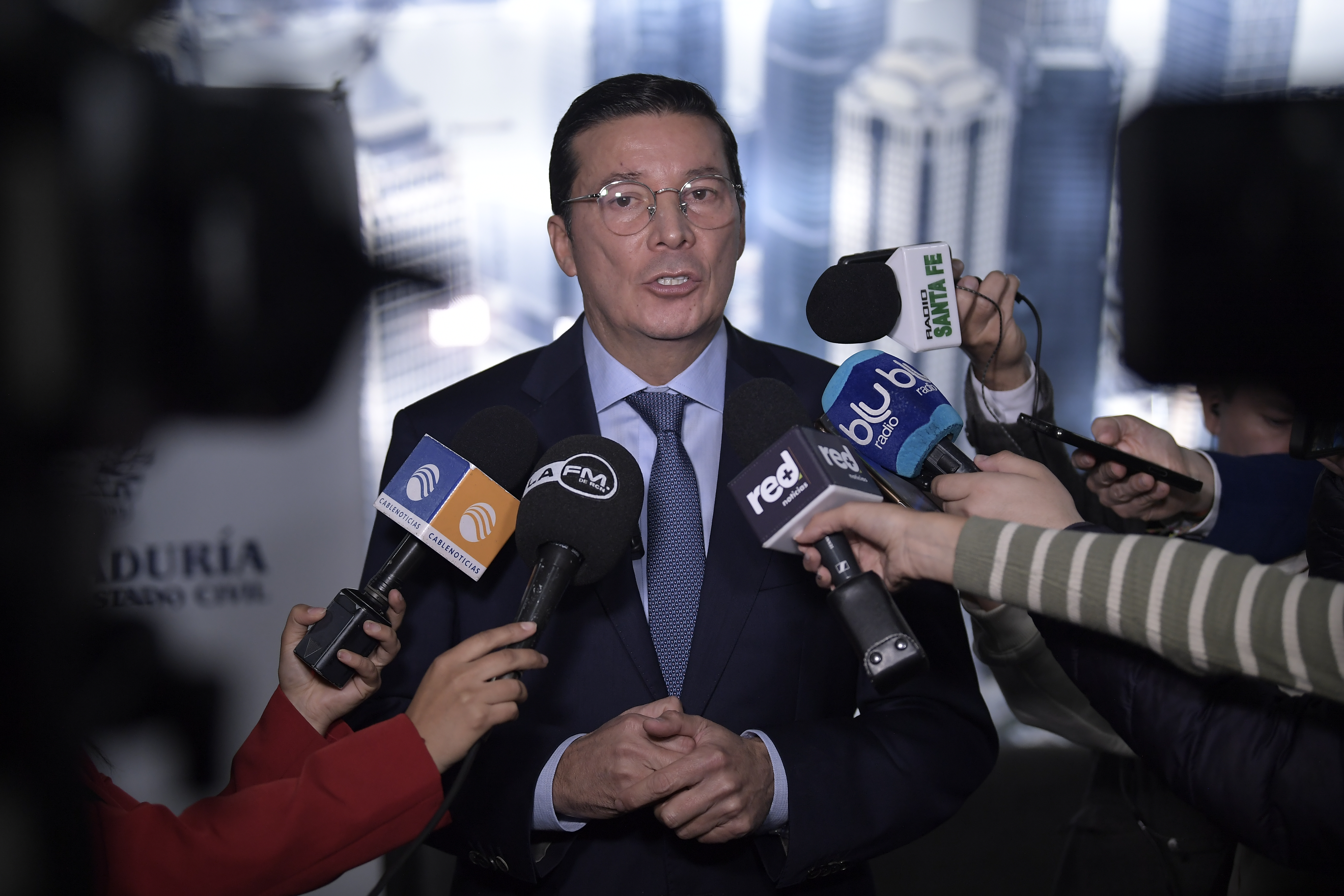 Registrador nacional del Estado Civil, en el lanzamiento del Observatorio Electoral, una plataforma que ofrece información de interés sobre temas electorales