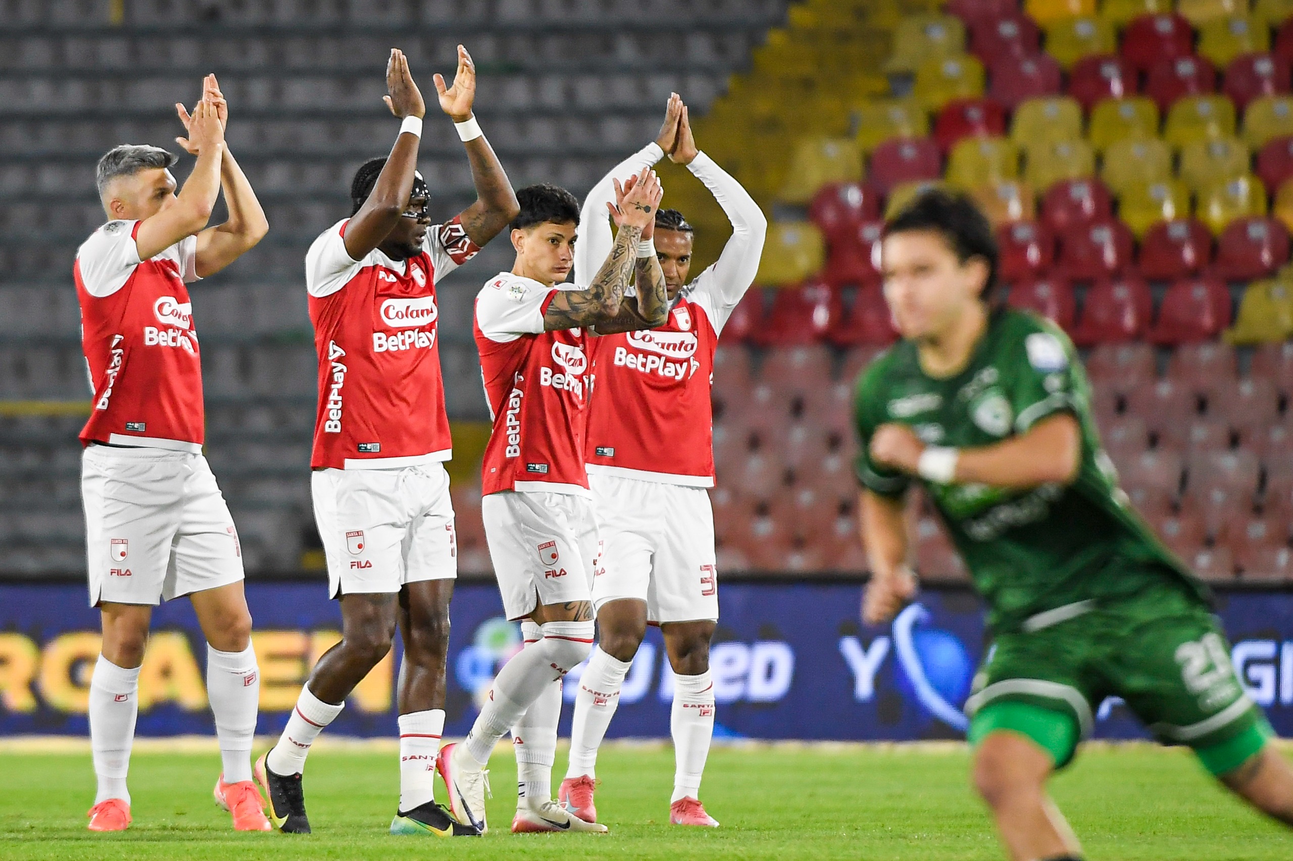 En imágenes: así se vivió el triunfo de Santa Fe contra La Equidad