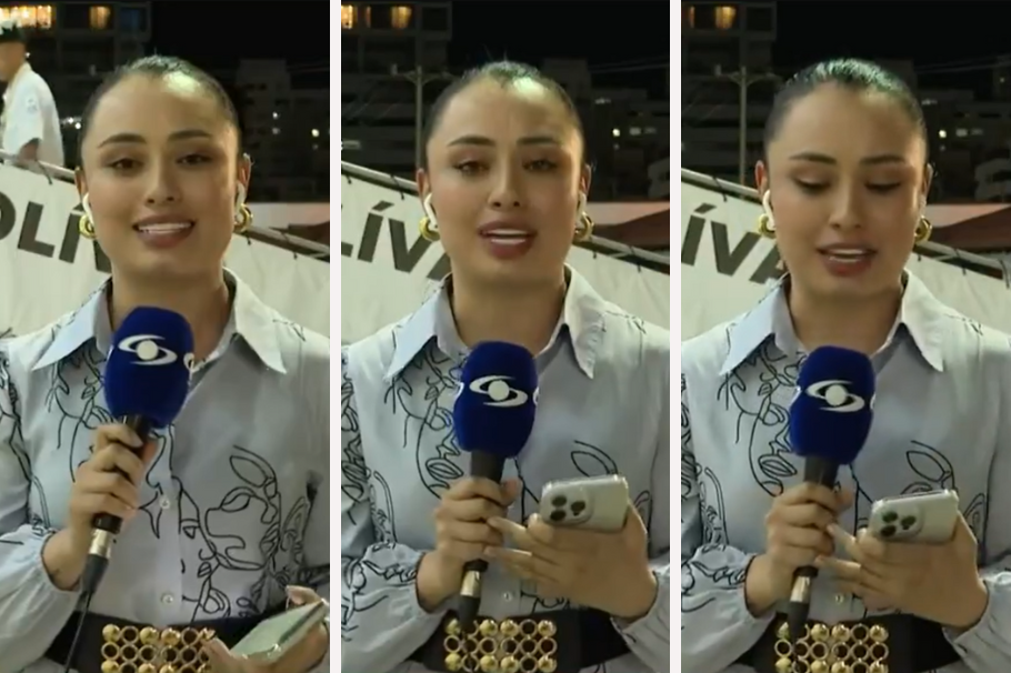 Periodista de Caracol llora en vivo al ver regreso de colombianos en la Antártida