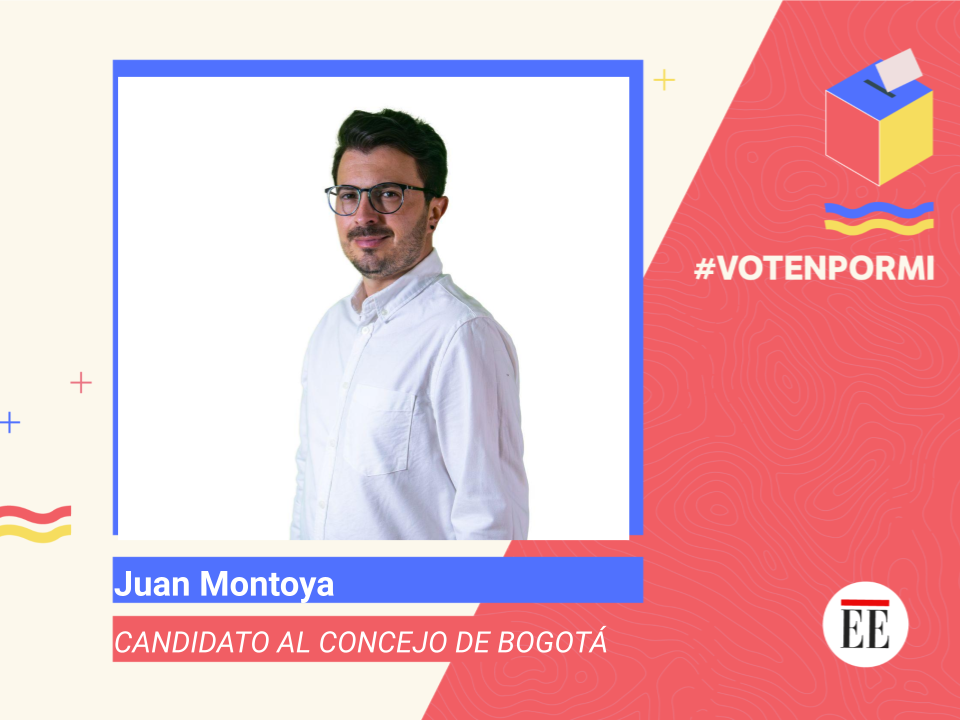 Juan Montoya, por la cultura democrática en Bogotá  #Votenpormí