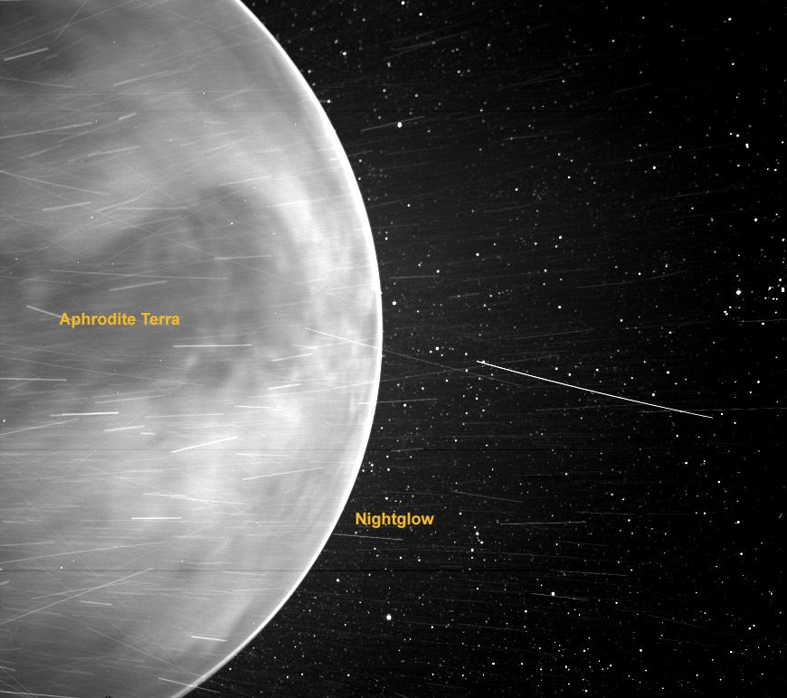 La sorprendente imagen de Venus que capturó la sonda Parker