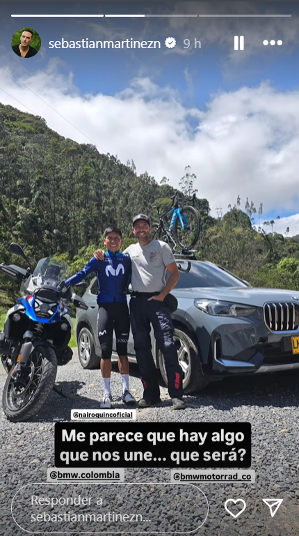 Sebastián Martínez y Nairo Quintana