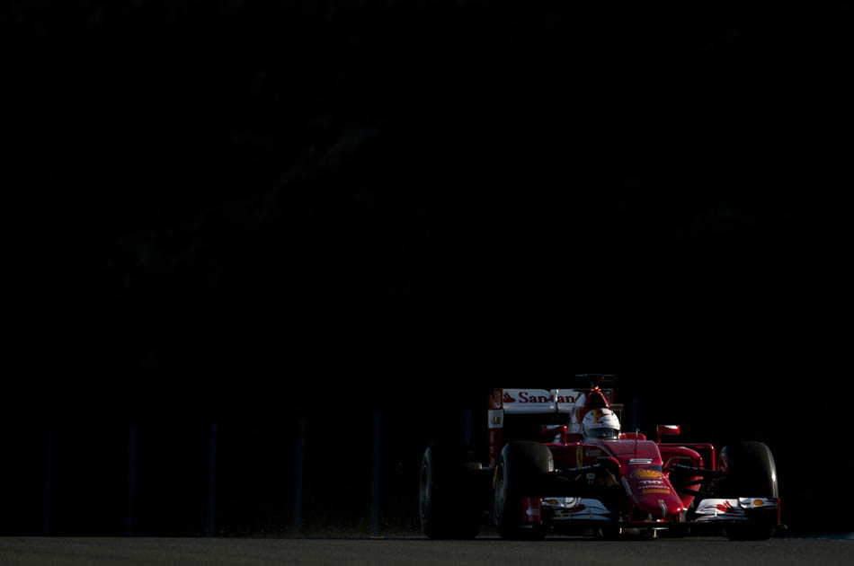 Sebastian Vettel logró el mejor registro en los primeros entrenamientos de F1 en Jerez. Foto: AFP