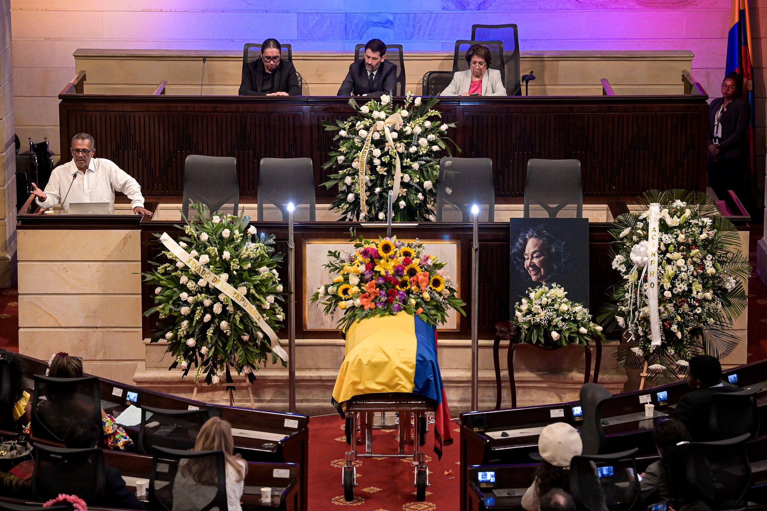 Entre tambores y nostalgia, así fue el homenaje a Totó La Momposina en el Capitolio Nacional