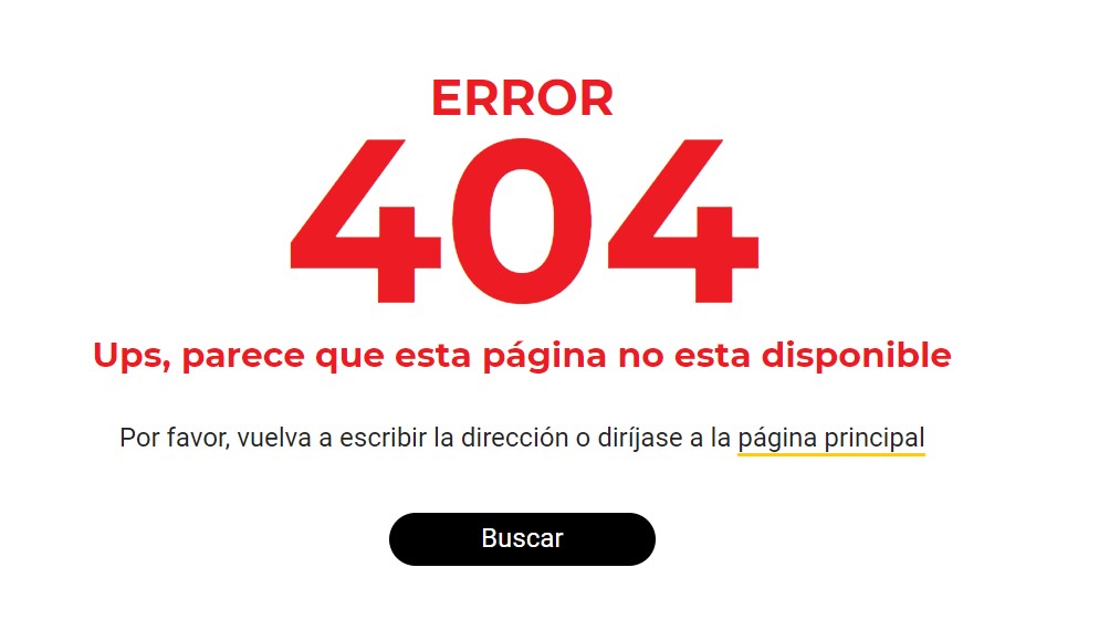 Así quedan las URL luego de que el contenido sea eliminado.