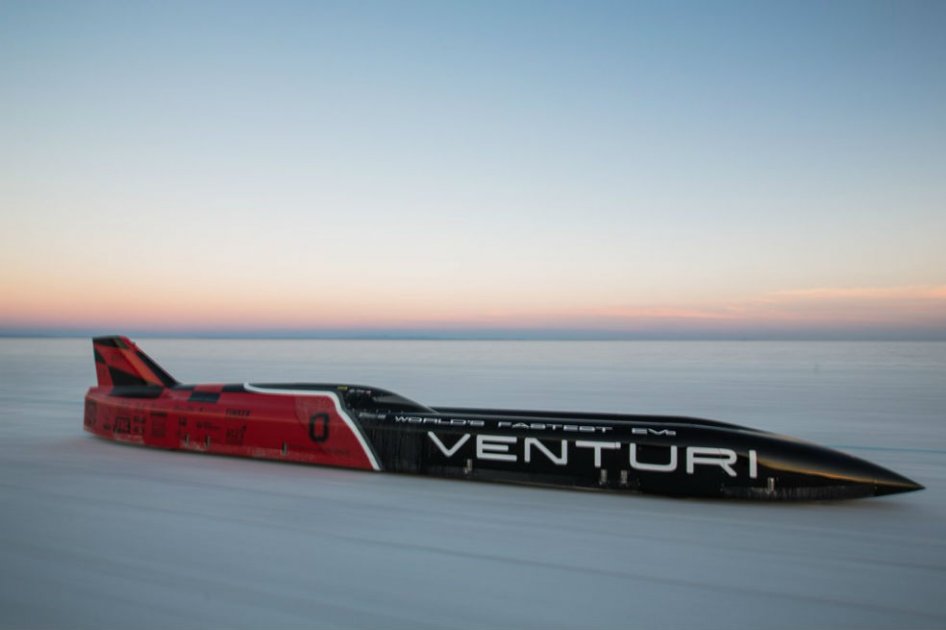 576 km/h, nuevo récord de velocidad de un vehículo eléctrico