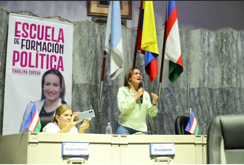 Carolina Corcho, exministra de Salud, lanzó una escuela de formación política