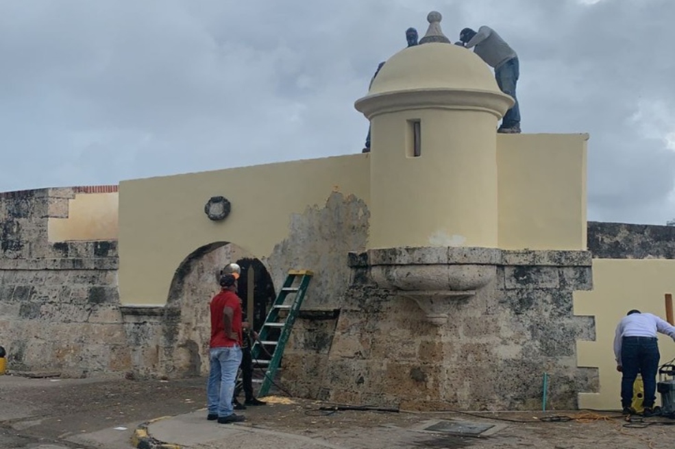 Por no tener autorización, Mincultura suspende pintada de muralla de Cartagena