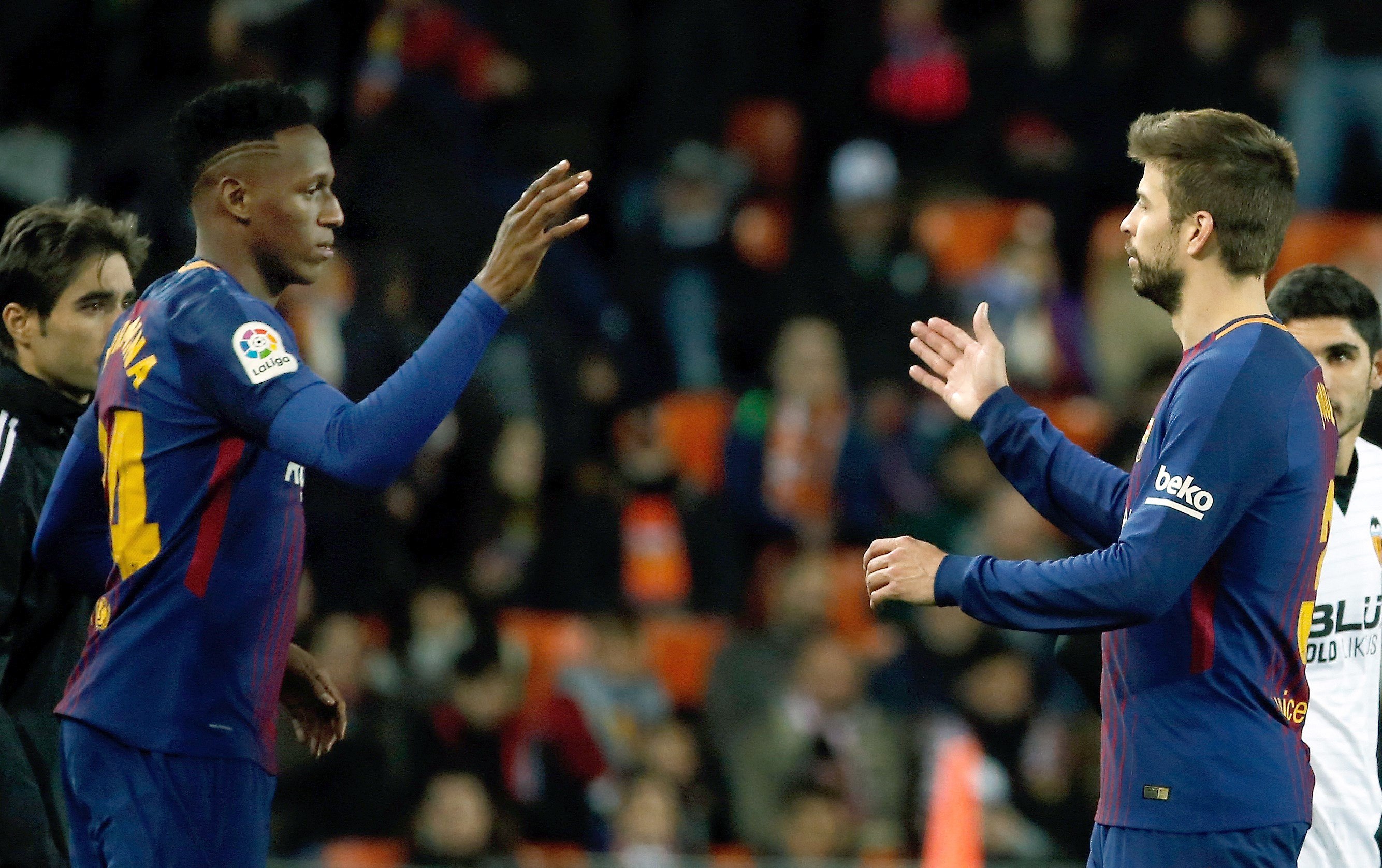 Yerry Mina volverá a jugar con el Barcelona