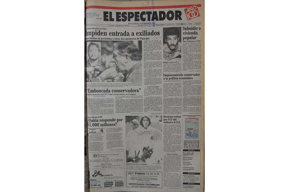 La pelea por el designado presidencial en septiembre de 1986