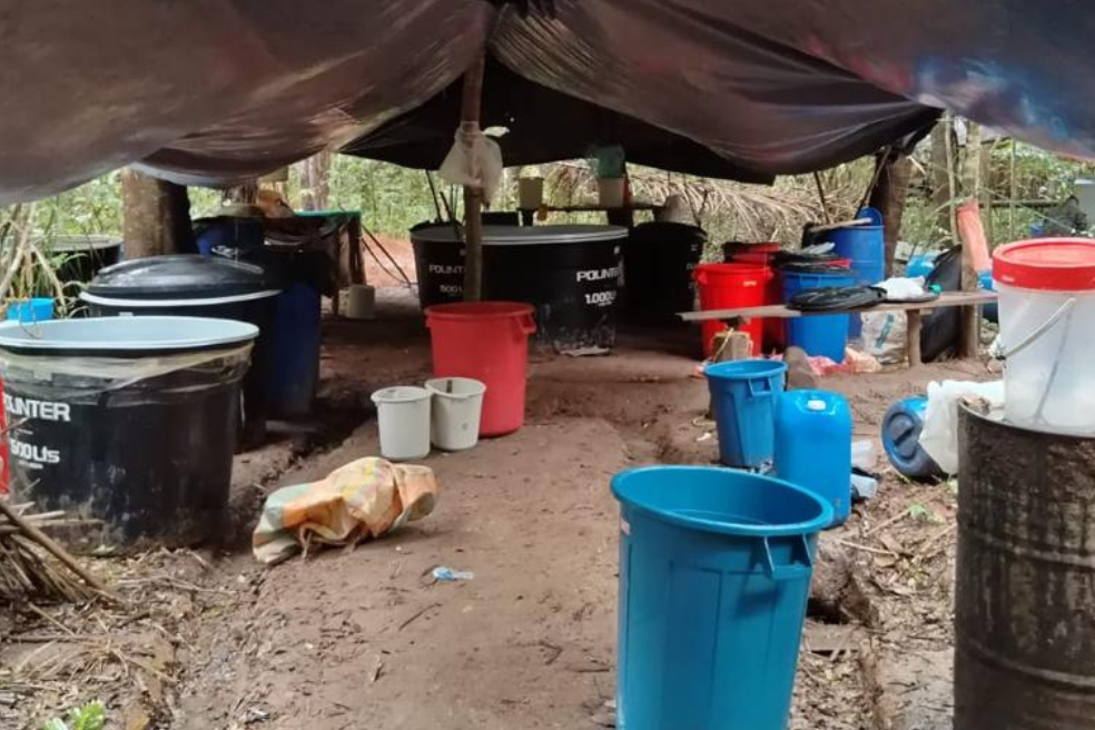 Destruyen mega laboratorio en Casanare que producía más de cinco toneladas de cocaína semanales