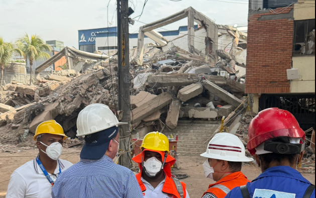 El edificio Vanessa, ubicado en la carrera 44 con calle 9A, es una de las estructuras que colapsó durante el terremoto.