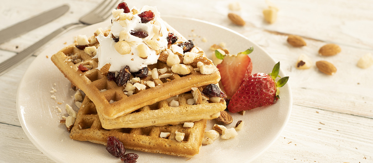 Receta de waffles de avena: una opción deliciosa para el desayuno