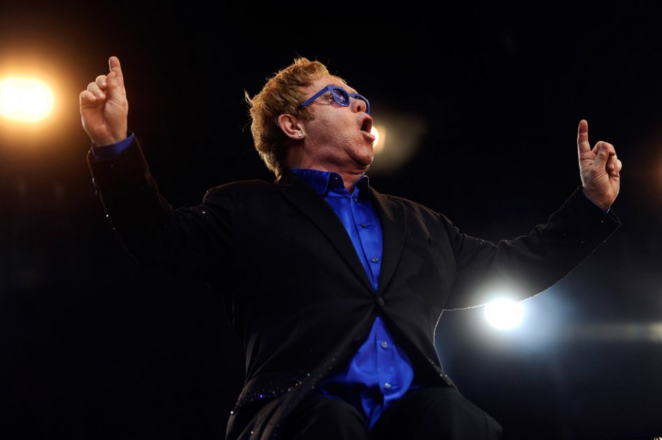 El músico Elton John. 