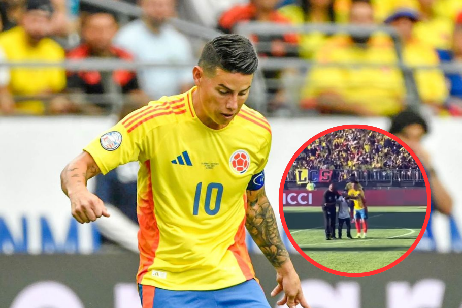 James Rodríguez conmovió al mundo con emotivo gesto con un niño en la Copa América
