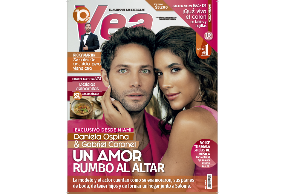 Daniela Ospina se quiere casar. Ella y su novio son la portada de la revista Vea