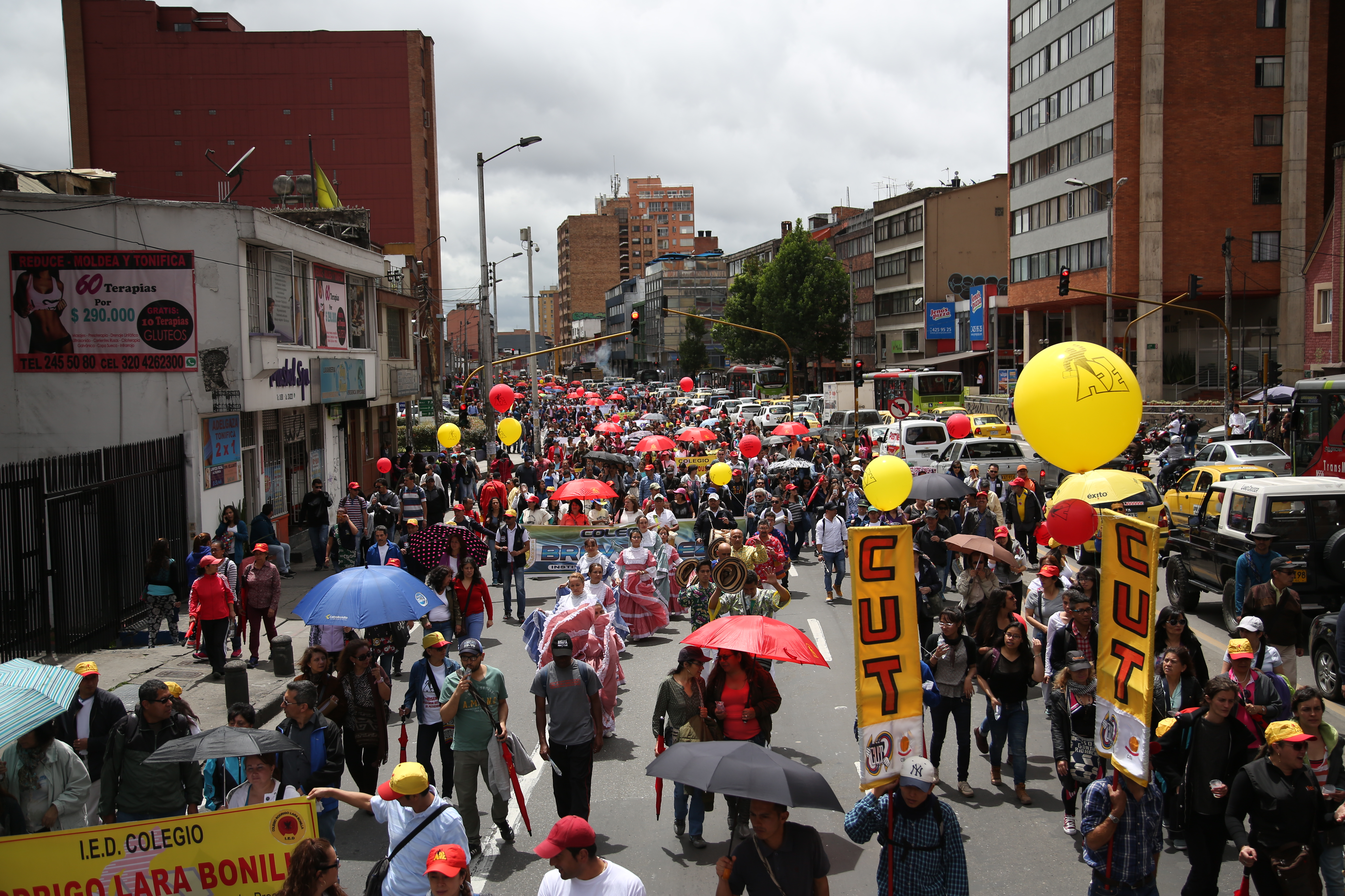 Estas son las marchas y movilizaciones previstas en Bogotá entre el 10 y el 15 de marzo