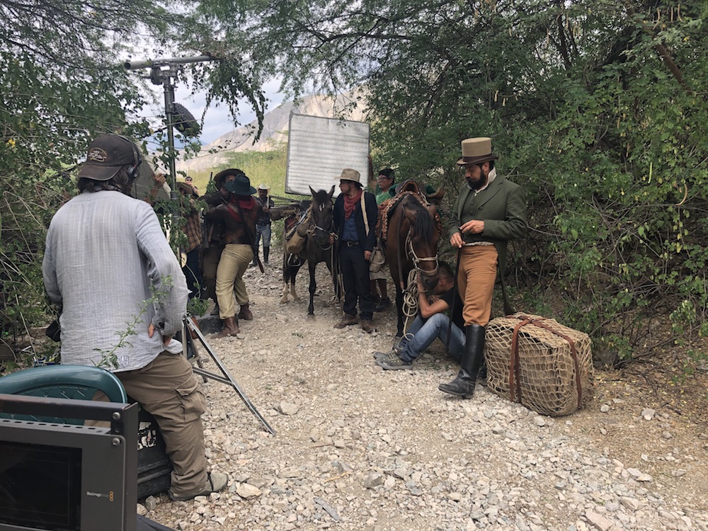 Equipo durante la grabación. / FOTO XIOMARA MONTAÑEZUna escuela de actores naturales
