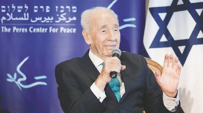 En enero, tras presentar sus primeras dolencias, Shimon Peres redujo considerablemente sus apariciones en público. / AFP