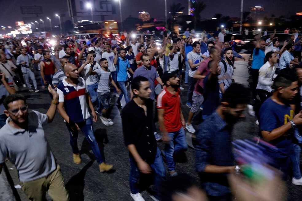 Las inusuales protestas en Egipto contra el presidente Al-Sisi