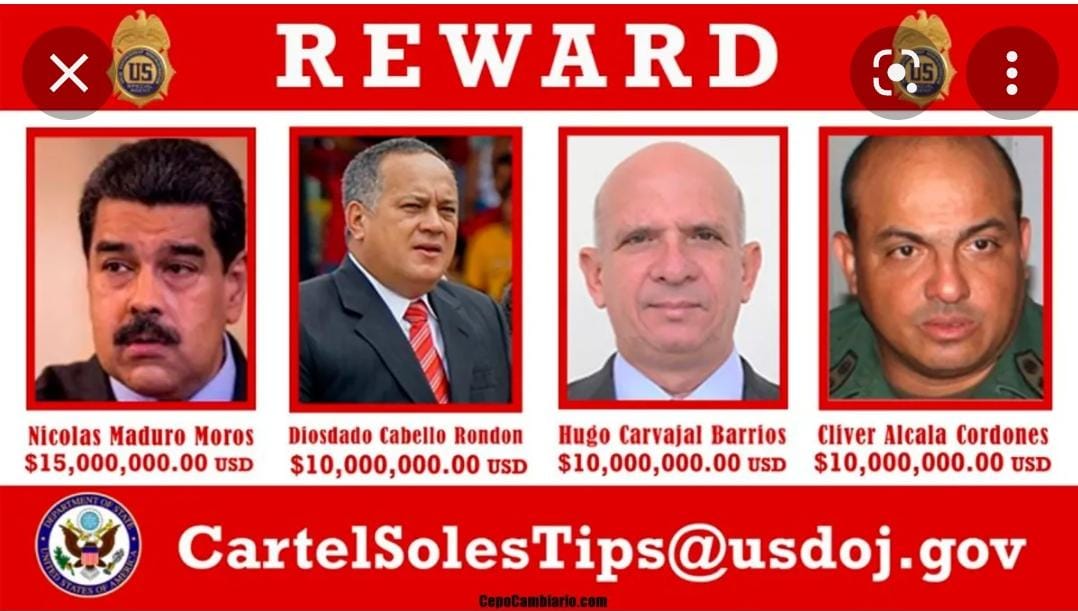 Cártel de los Soles: EE. UU. reconoce que no es una organización criminal real