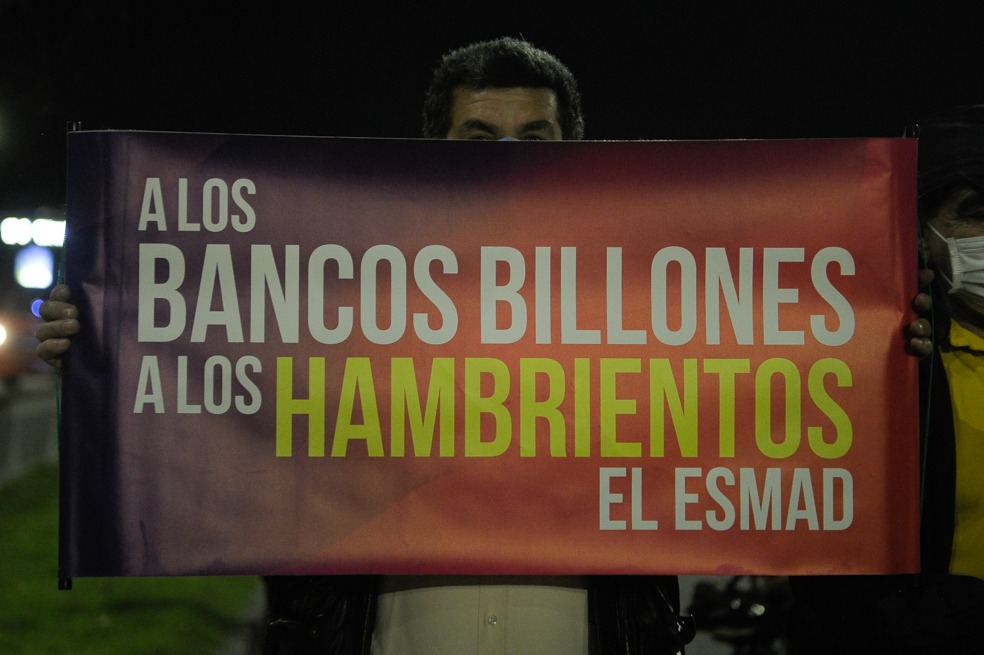 El pasado 15 de junio, cerca de 200 personas que se movilizaban por la carrera 7 con calle 28 al sur protagonizaron enfrentamientos con la fuerza disponible y hechos de vandalismo.