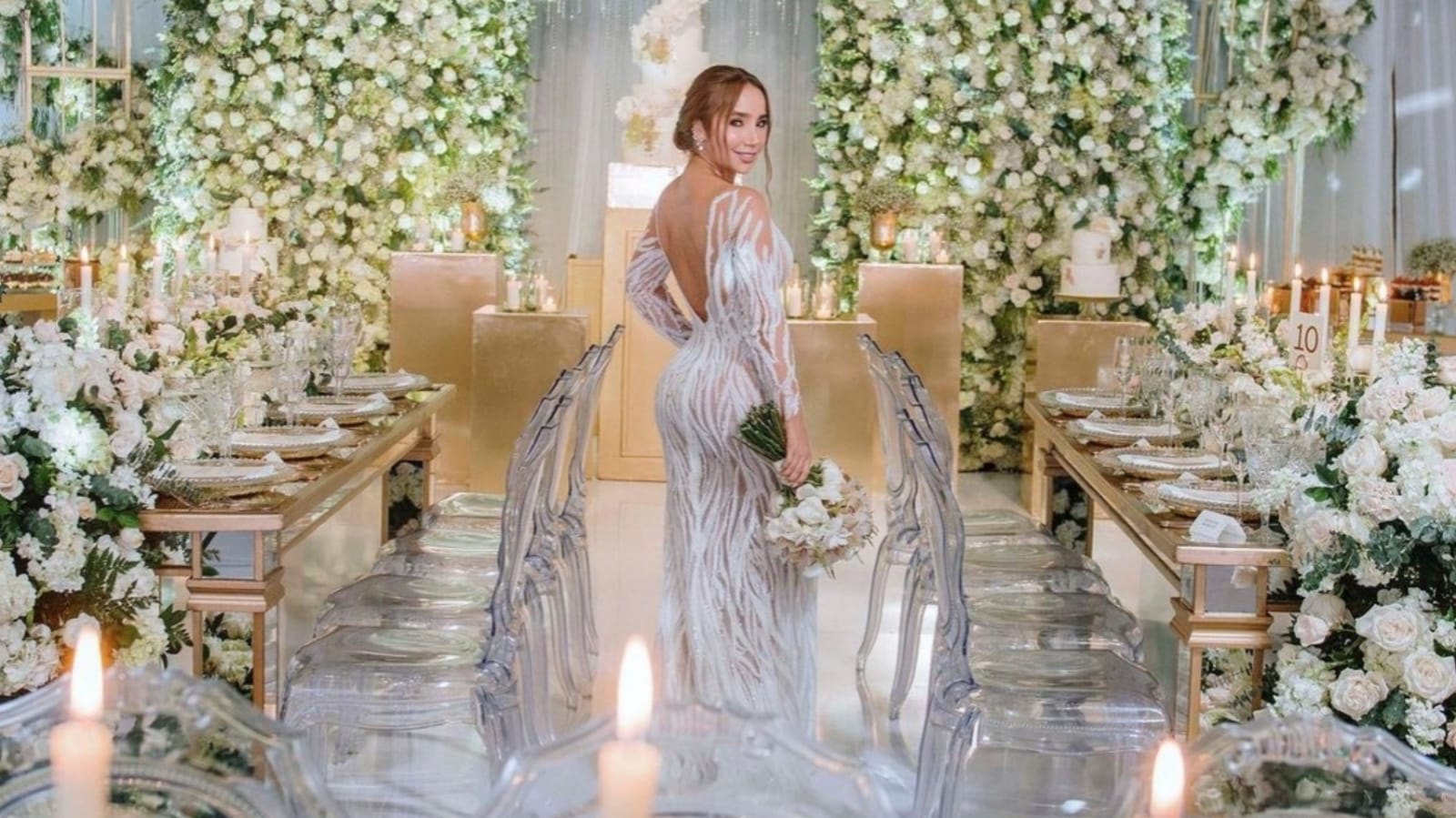 VIDEO: Paola Jara terminó llorando en su boda con Jessi Uribe