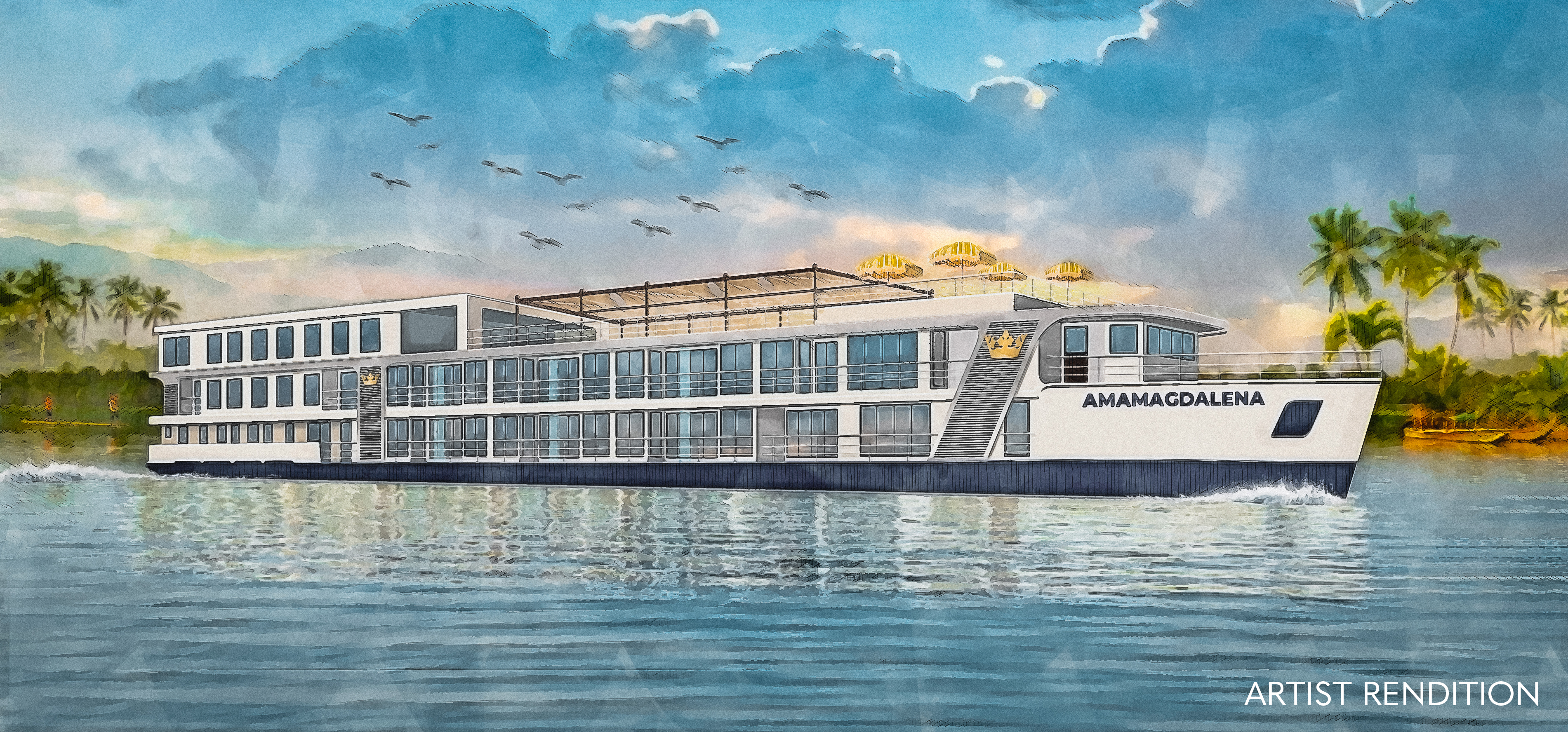 ¿Cuál es la oferta turística del río Magdalena para cruceros de lujo?
