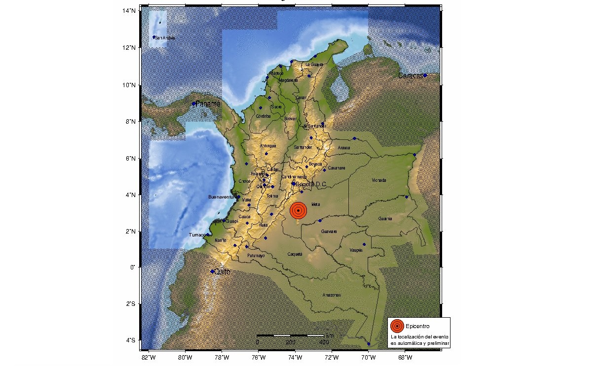 Última hora: Sismo de baja magnitud se sintió en Cundinamarca y alrededores