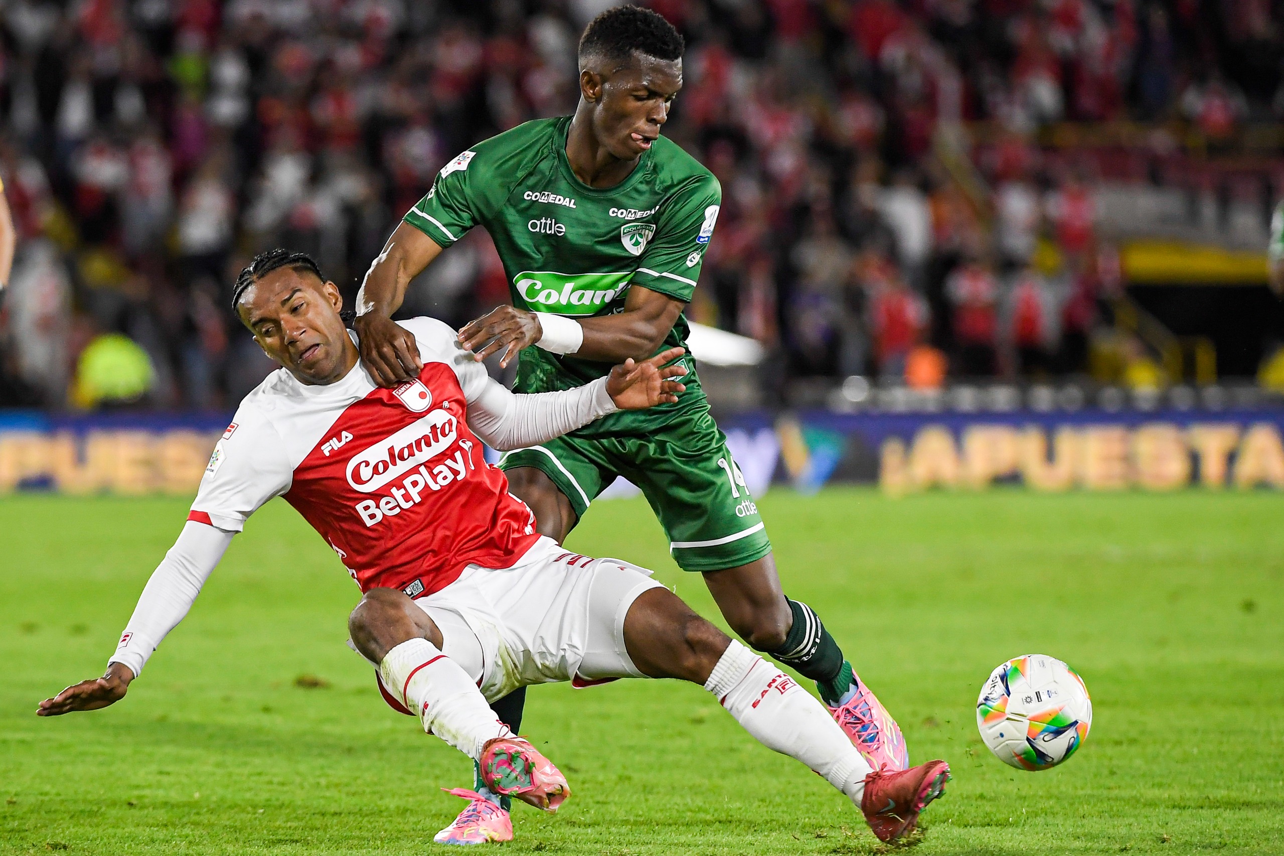 En imágenes: así se vivió el triunfo de Santa Fe contra La Equidad
