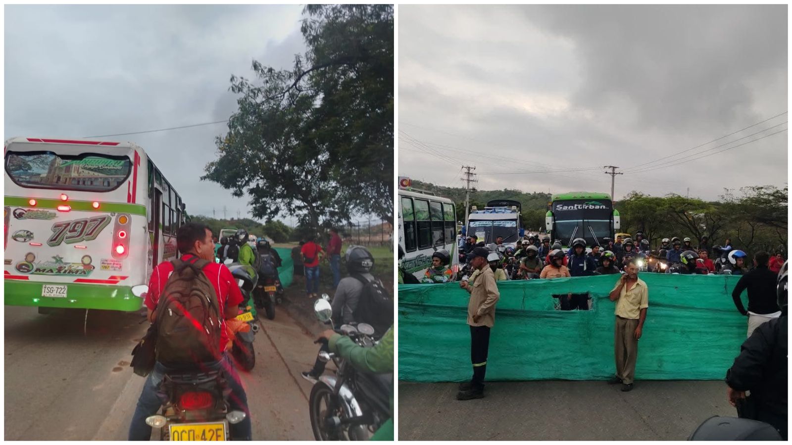 Estas son las razones por las que protestantes cerraron la vía Cúcuta–El Zulia