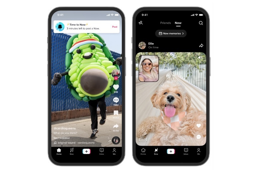 TikTok incorpora las alertas de “BeReal” para compartir una foto o vídeo al día