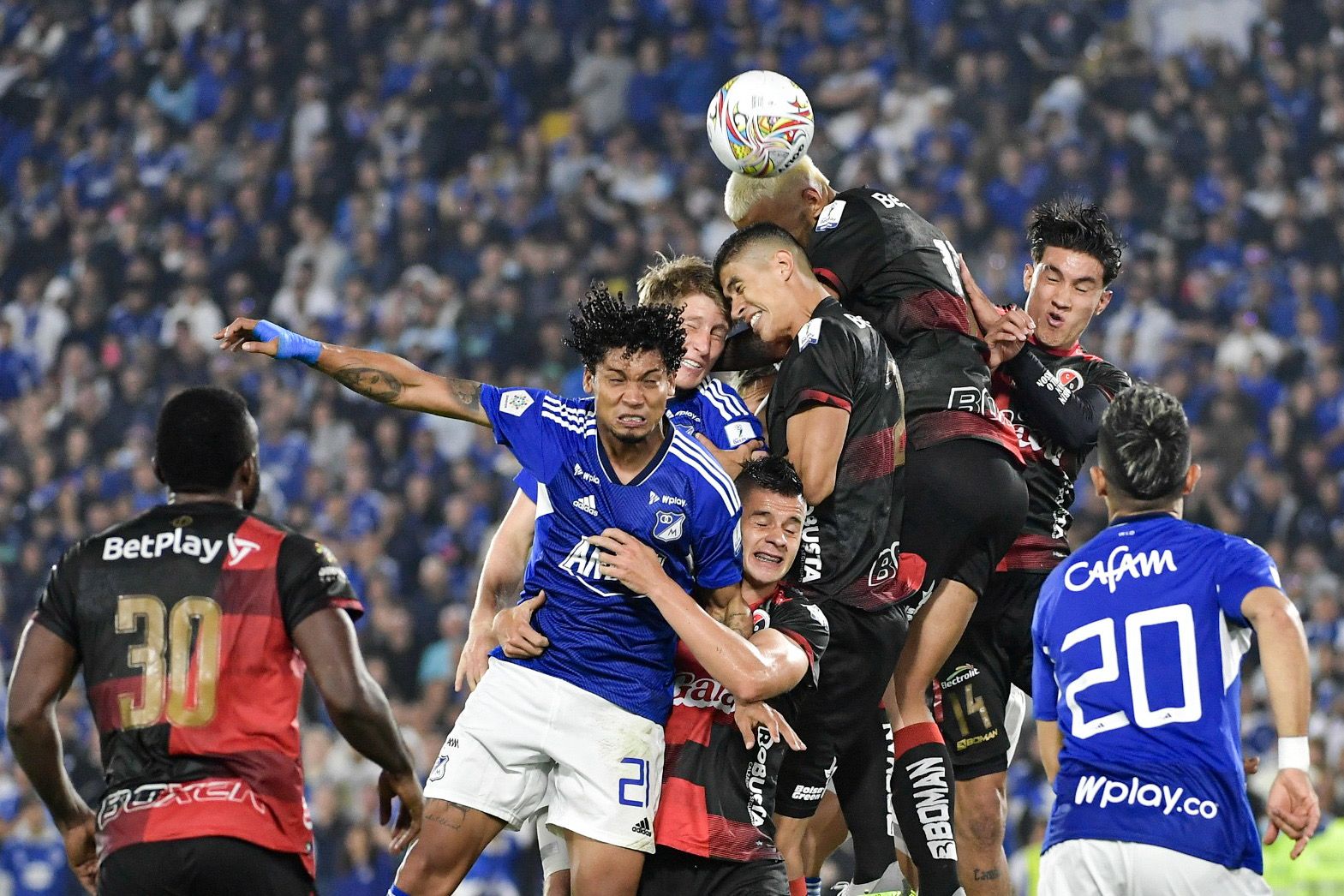 En imágenes: así se vivió el choque entre Millonarios y Cúcuta Deportivo en Bogotá