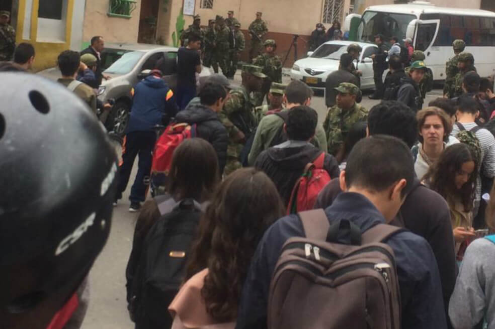 Por microtráfico, CTI y Ejército realizan operativo en alrededores de la U. de Los Andes