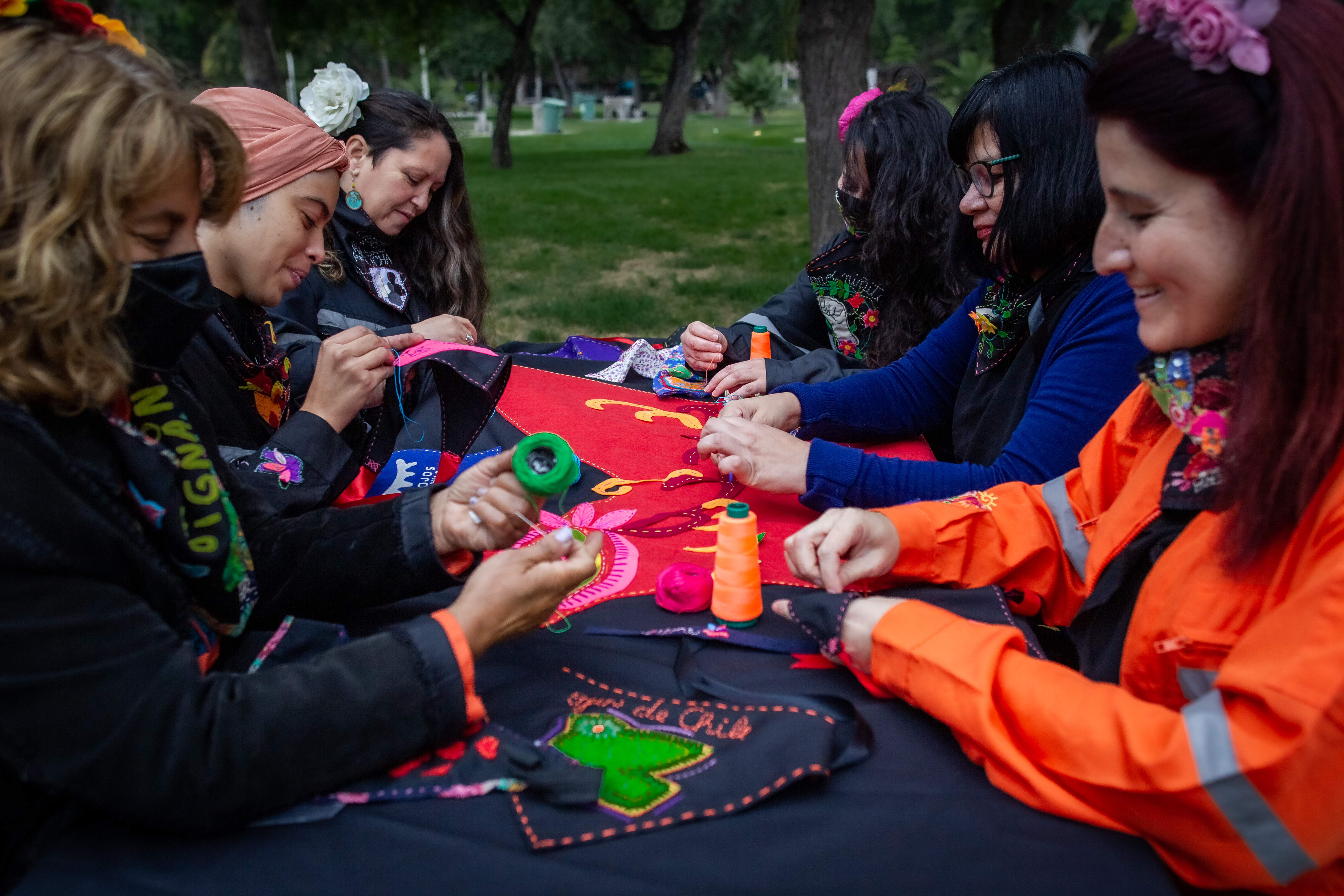 Las arpilleras de Memorarte llegan a Bogotá para el festival Ciudad Deseo