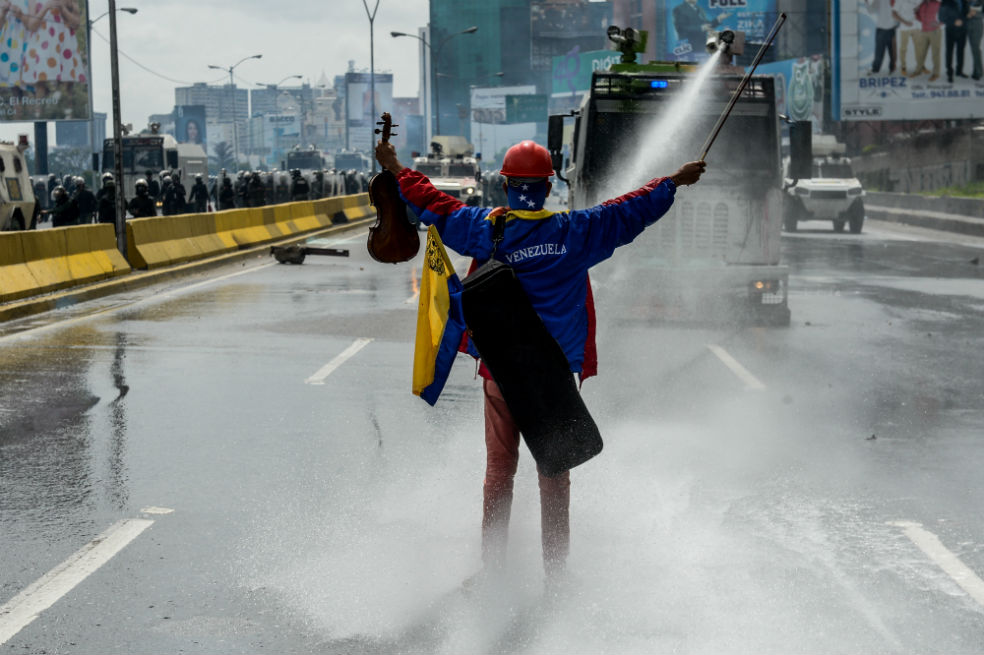 Los íconos de las protestas opositoras en Venezuela