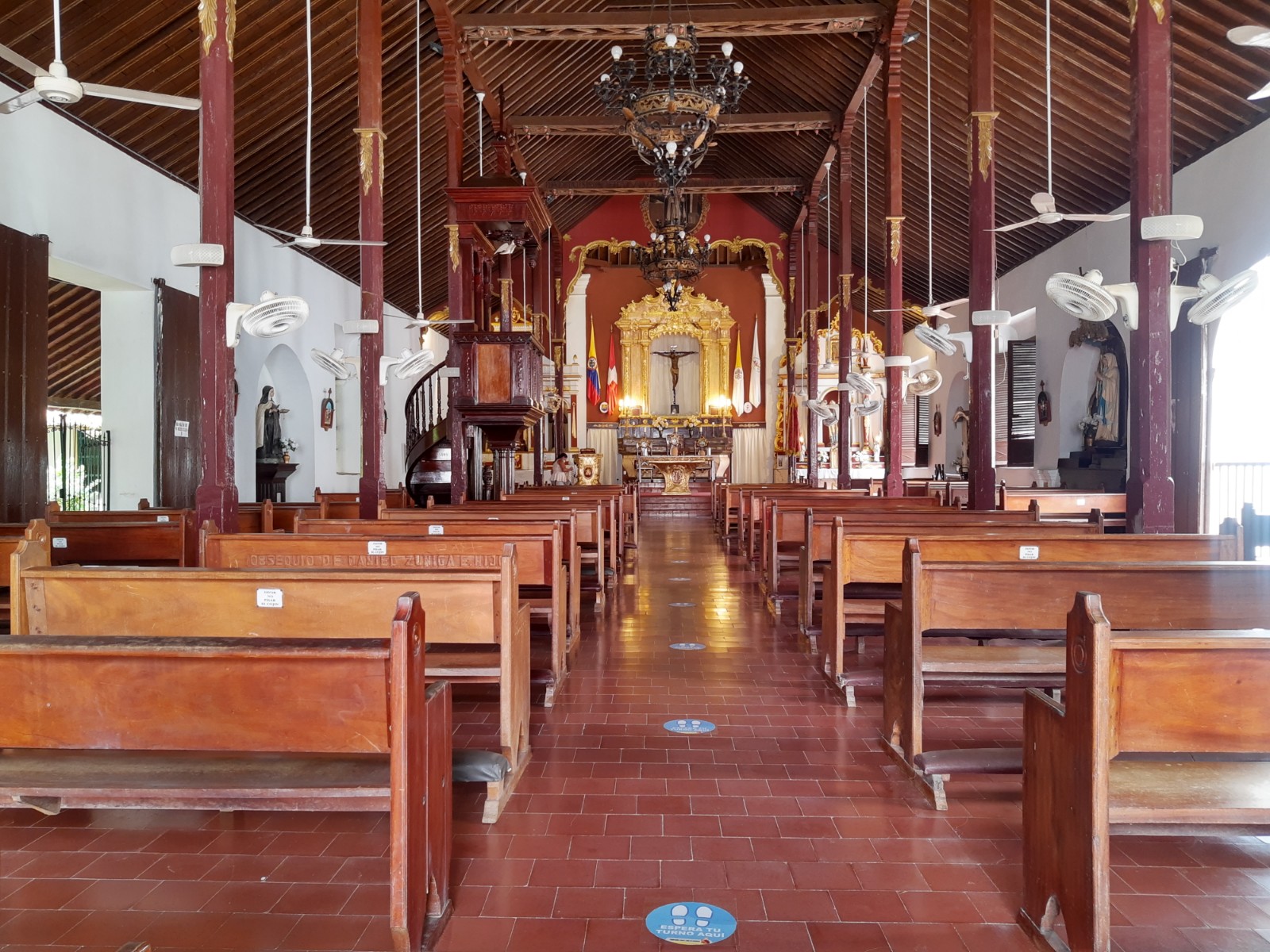 La Basílica Menor del Santísimo Cristo de Mompox cuanta con todos los protocolos de bioseguridad, así como el resto de lugares turísticos del Pueblo Patrimonio.