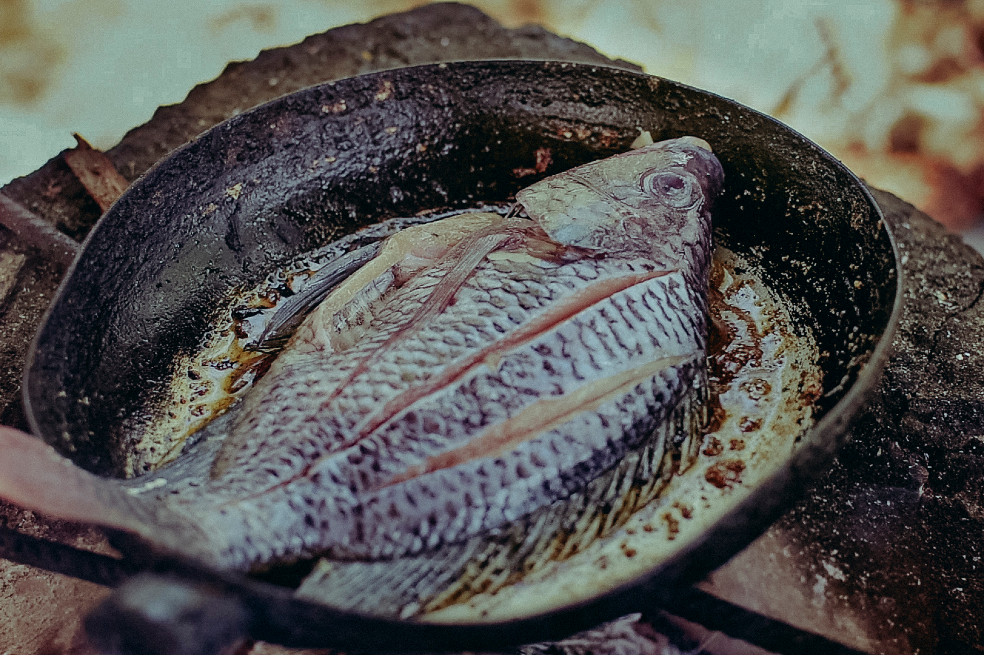 Mojarra frita, sabrosura celestial.
