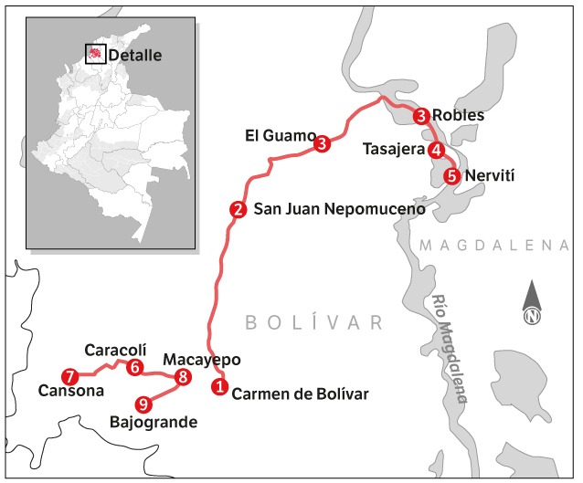 Colombia+20 recorrió ocho corregimientos de Montes de María, que eligieron por primera vez las circunscripciones de paz, así como otras áreas rurales de 167 municipios.