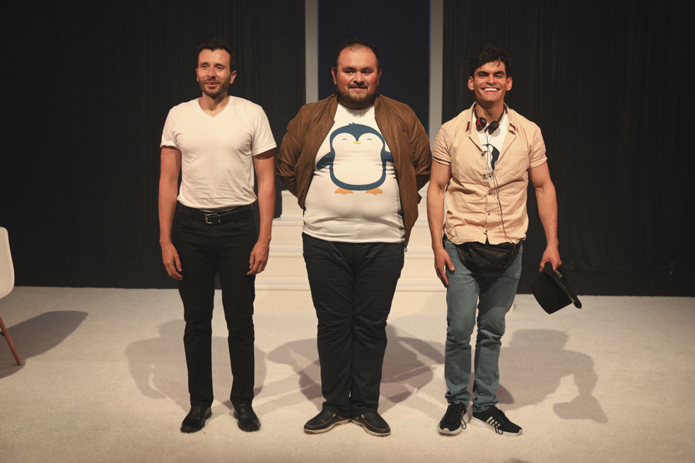 Pipe Castilla , Ivan Gómez y  Juan Castillo