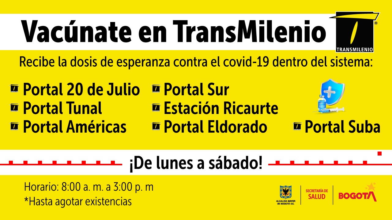 No se aplicarán más vacunas en el Movistar Arena de Bogotá